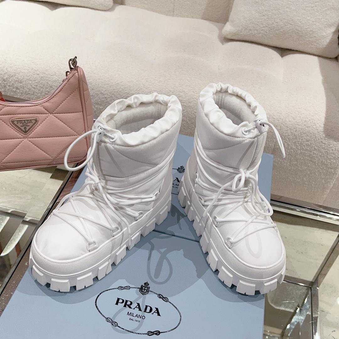 Prada Nylon Gabardine Après Ski Booties - EUR FASHION