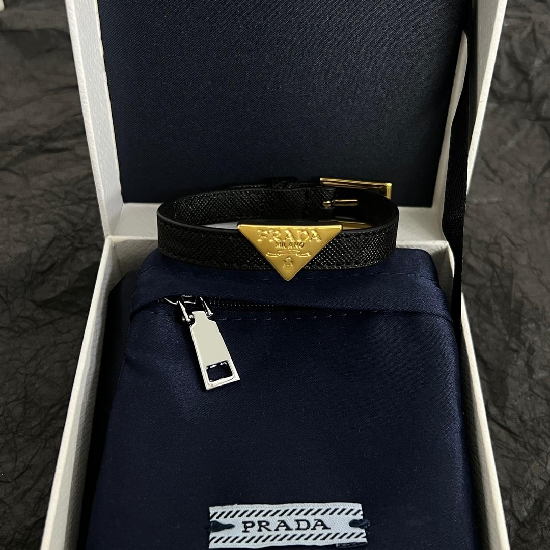 Prada Saffiano Leather Bracelet - EUR FASHION