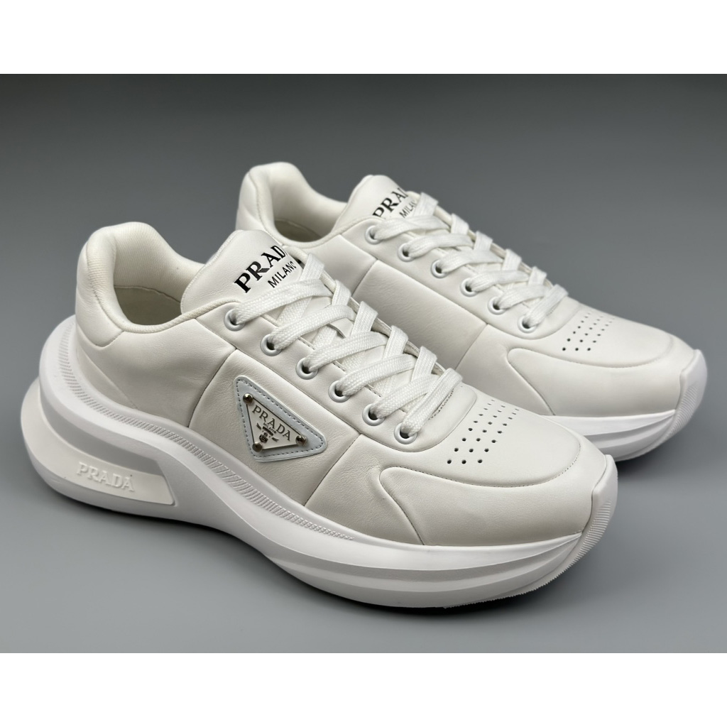 Prada Leather Sneakers(upon uk size) - EUR FASHION