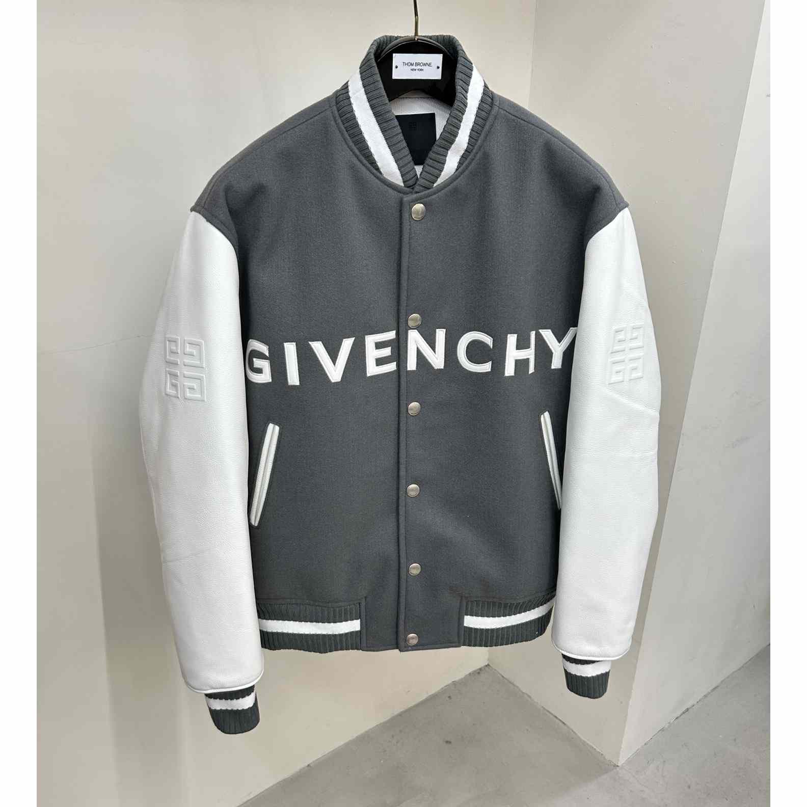 Givenchy Varsity Jacket In Wool And Leather - EUR FASHION