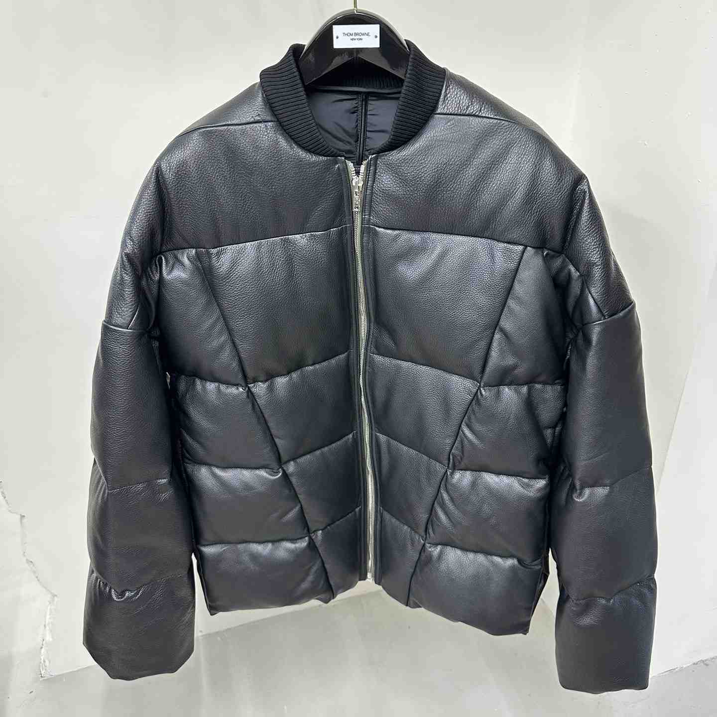 Rick Owens Down Jacket With Zipper - EUR FASHION