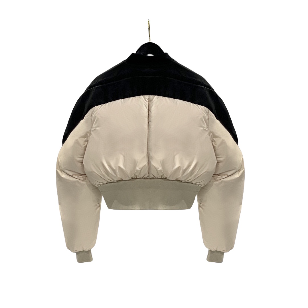 Rick Owens Black Girdered Bomber - EUR FASHION