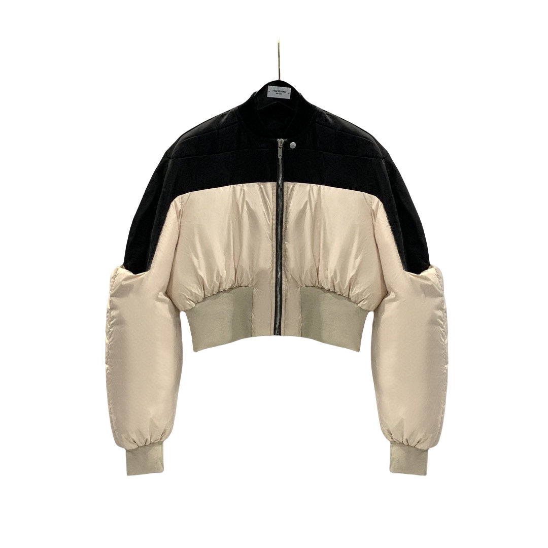 Rick Owens Black Girdered Bomber - EUR FASHION