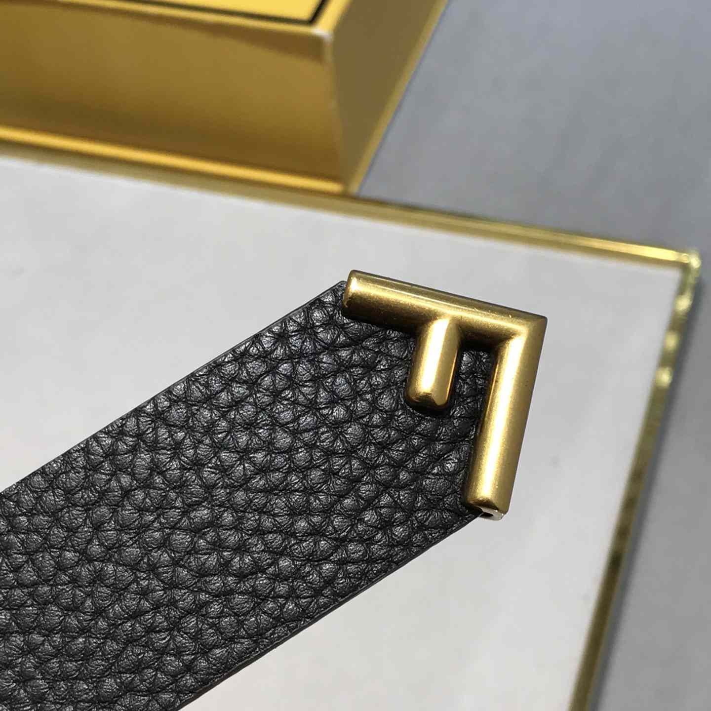 Fendi Women Long Tie Belt With F-Shaped Tip - EUR FASHION