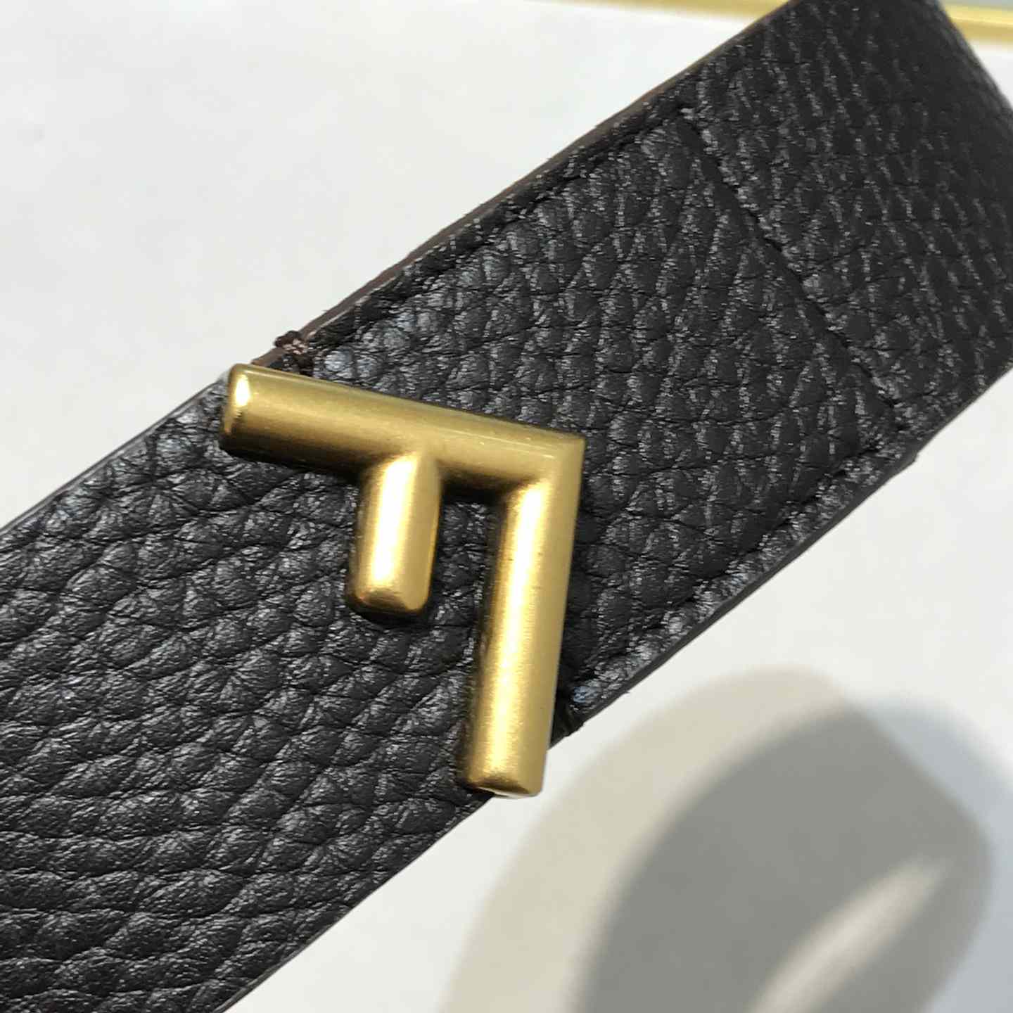 Fendi Women Long Tie Belt With F-Shaped Tip - EUR FASHION