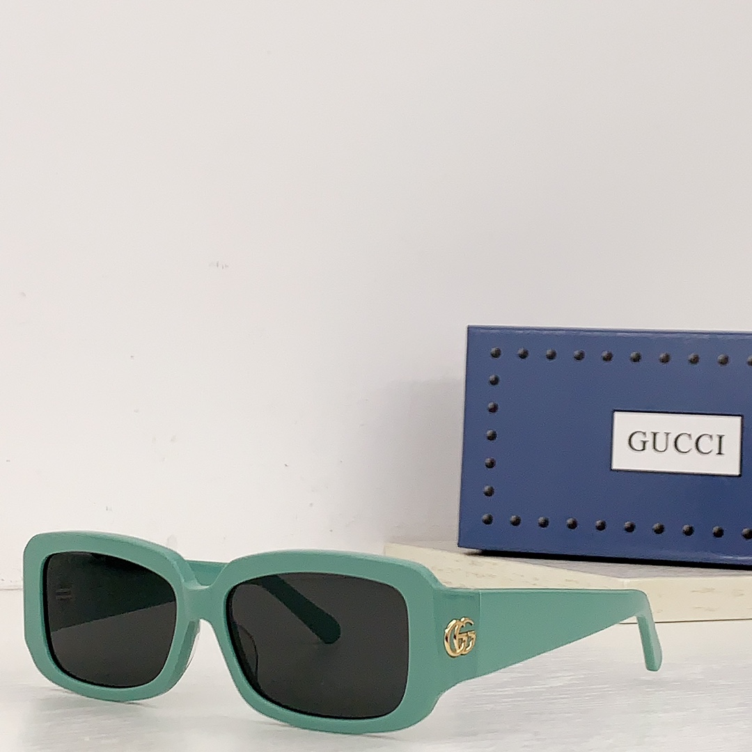 Gucci Specialized Fit Rectangular Sunglasse - EUR FASHION