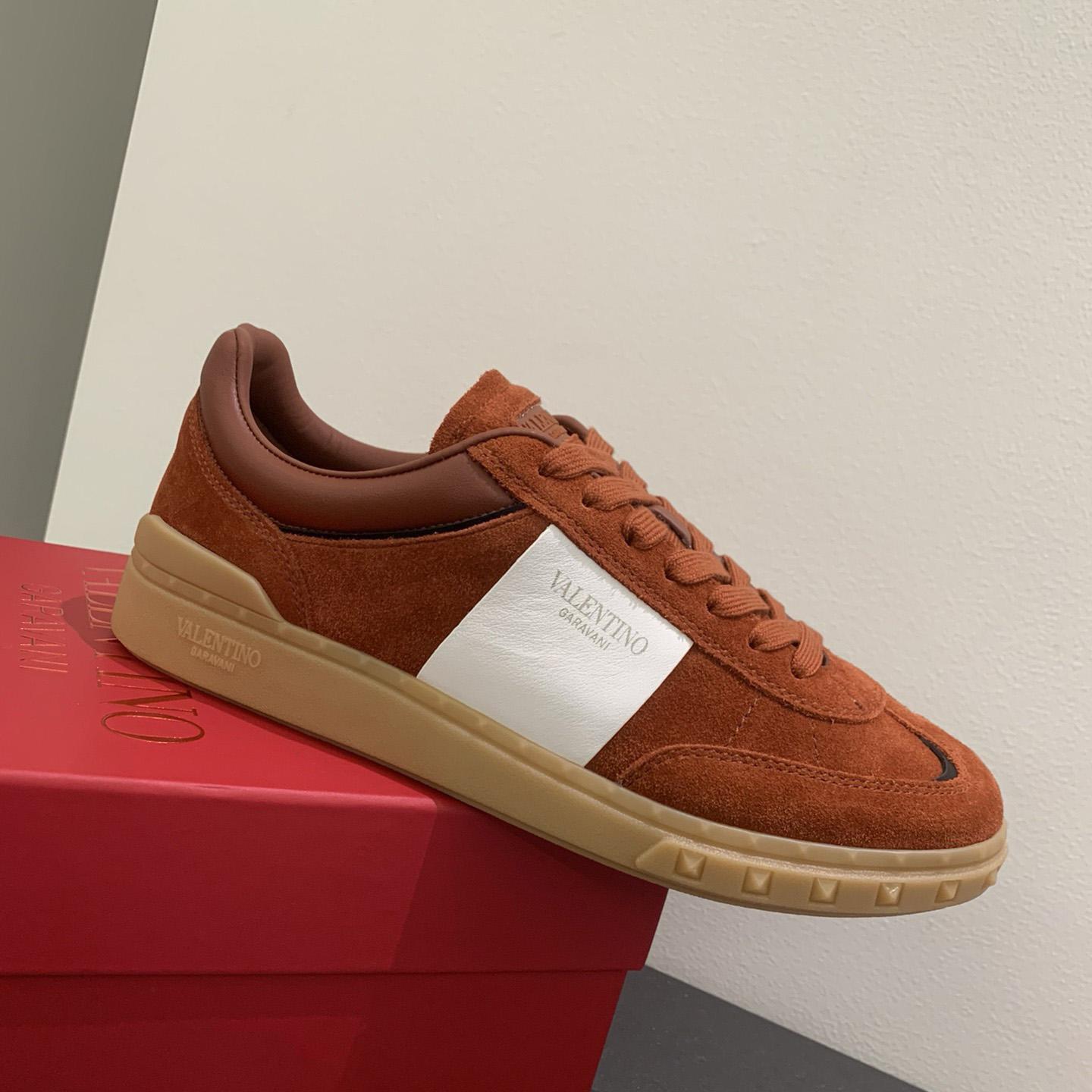 Valenti Upvillage Low Top Sneaker In Split Leather And Calfskin Nappa Leather - EUR FASHION