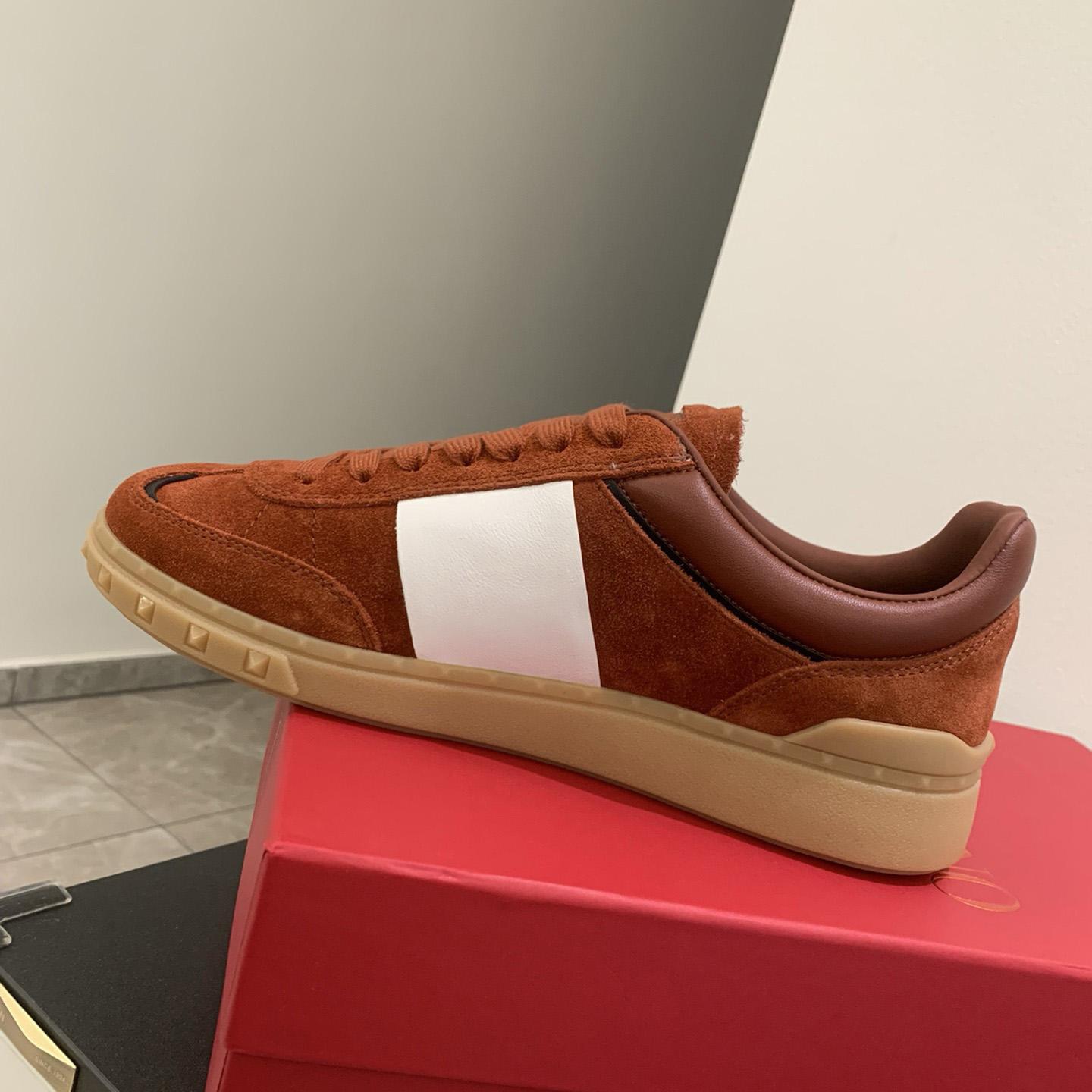 Valenti Upvillage Low Top Sneaker In Split Leather And Calfskin Nappa Leather - EUR FASHION