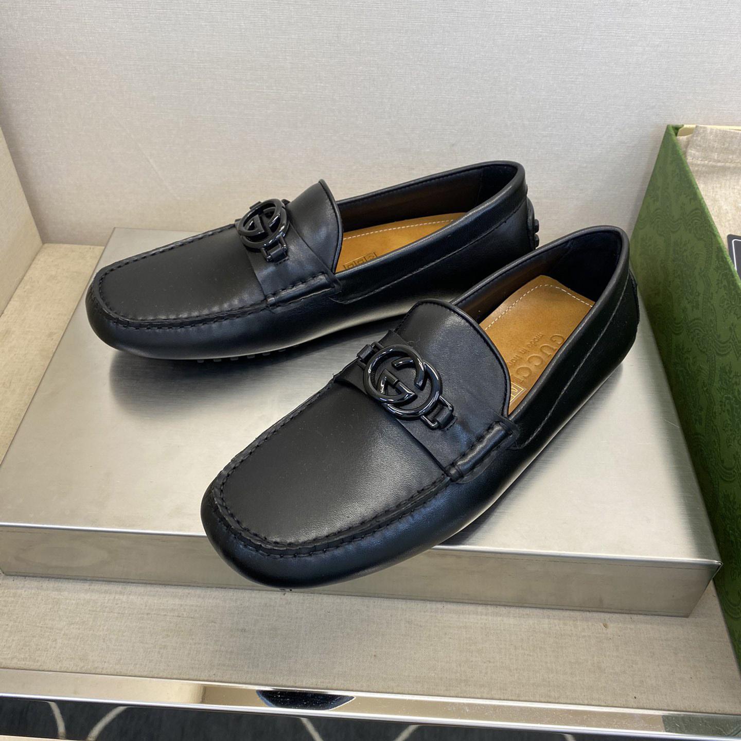 Gucci Ayrton GG Logo Driving Shoe - EUR FASHION