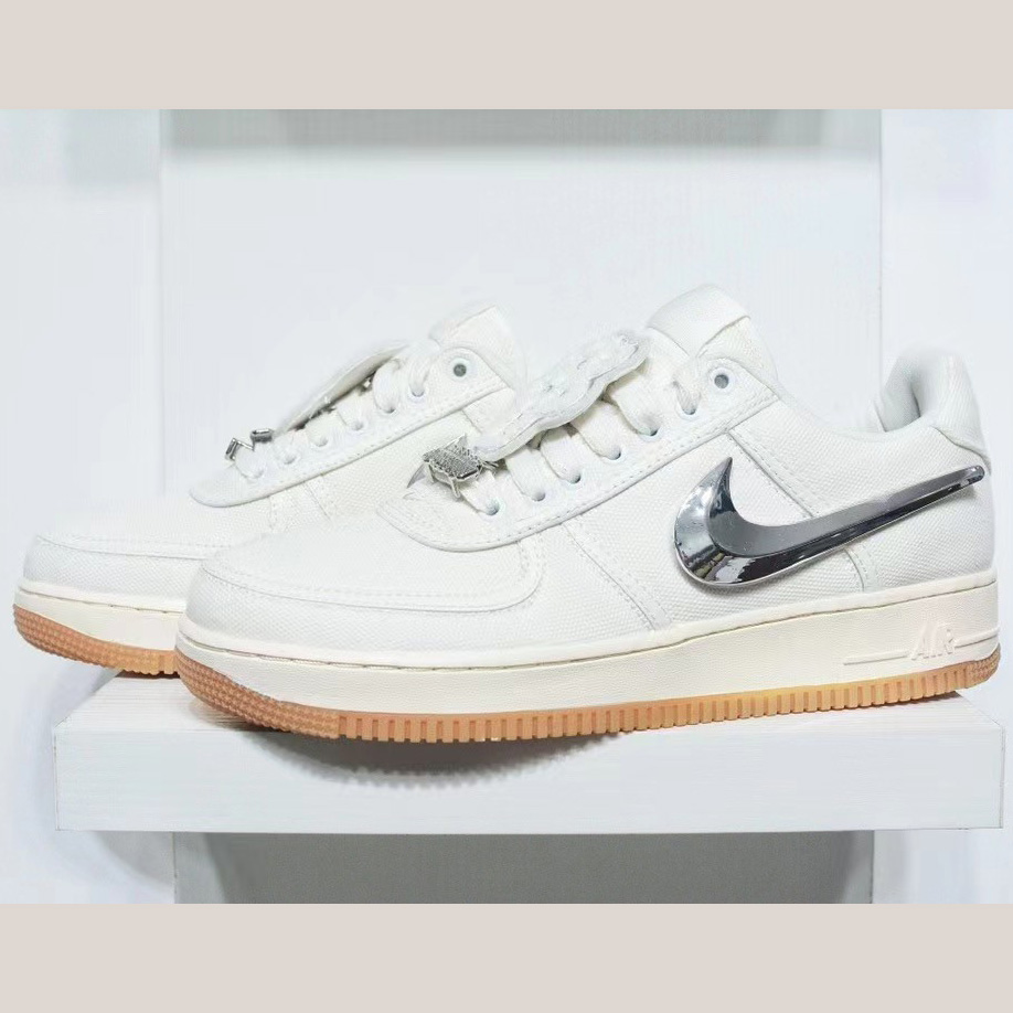 Travis Scott x NK Air Force 1 Sneaker    AQ4211-101  - EUR FASHION