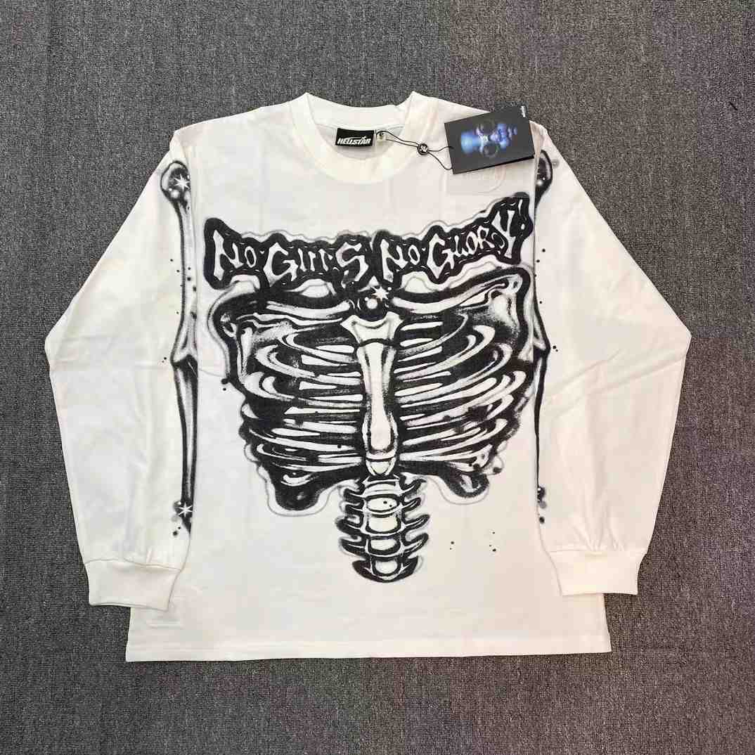 Hellstar Airbrushed Bones Longsleeve - EUR FASHION