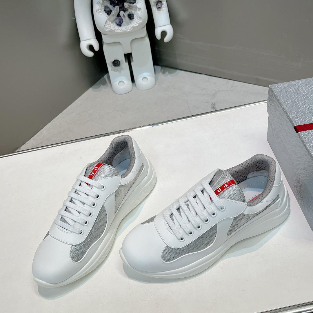 Prada America's Cup Soft Rubber And Bike Fabric Sneakers - EUR FASHION