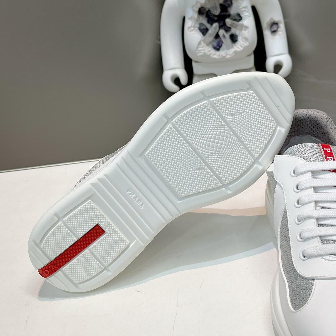 Prada America's Cup Soft Rubber And Bike Fabric Sneakers - EUR FASHION