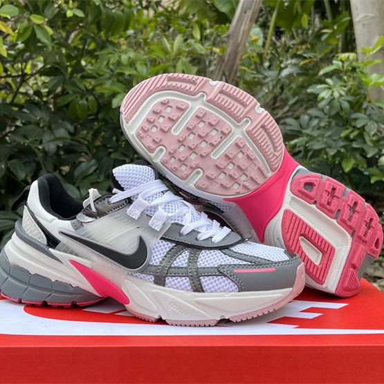 Nike Wmns v2k Runtekk Low ''White Grey Pink'' Sneaker       FZ5061-100 - EUR FASHION