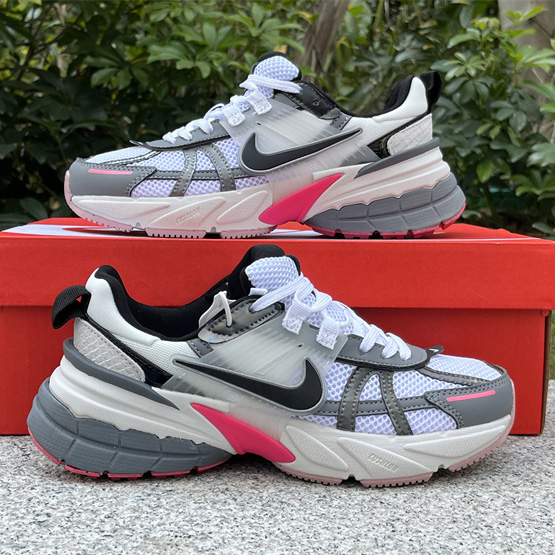 Nike Wmns v2k Runtekk Low ''White Grey Pink'' Sneaker       FZ5061-100 - EUR FASHION