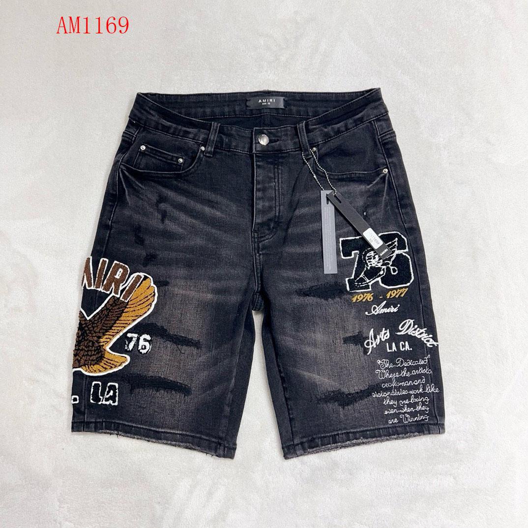 Amiri Slim-fit Denim Shorts  AM1169 - EUR FASHION