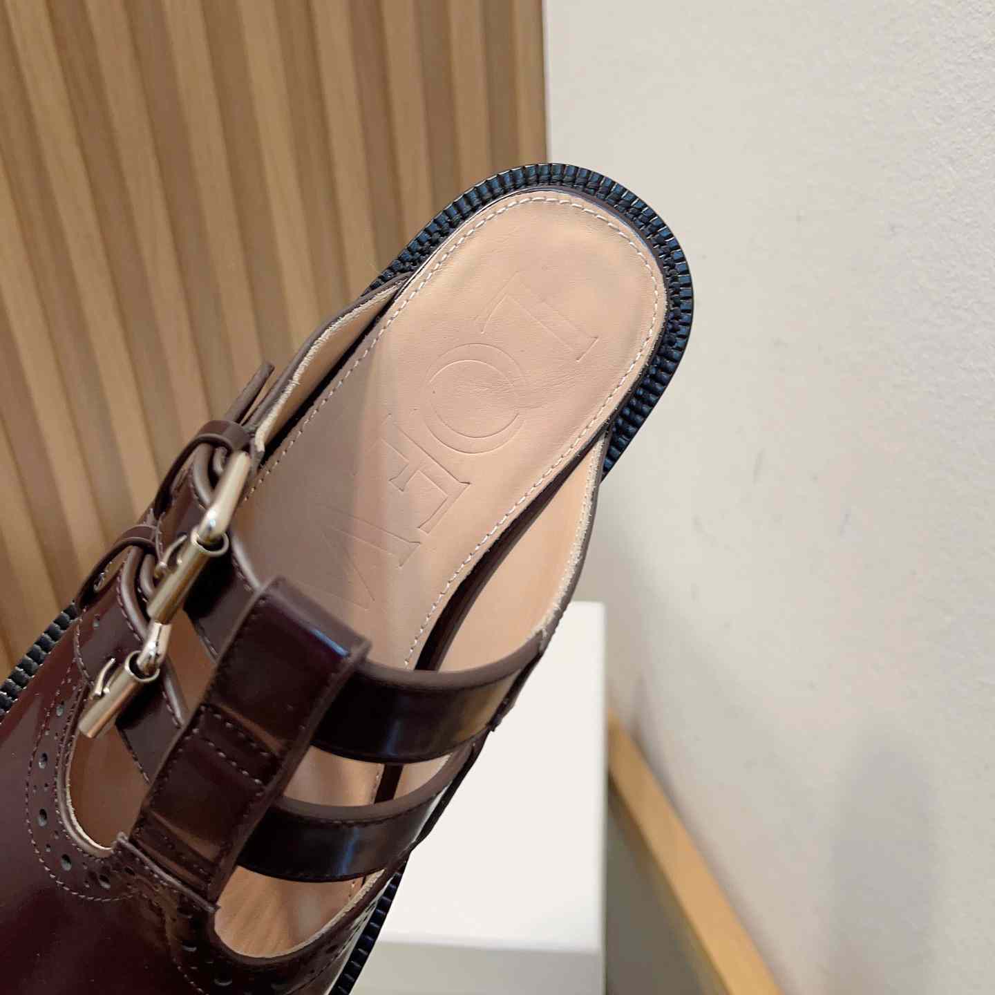 Loewe Campo Mary Jane Mule In Calfskin - EUR FASHION