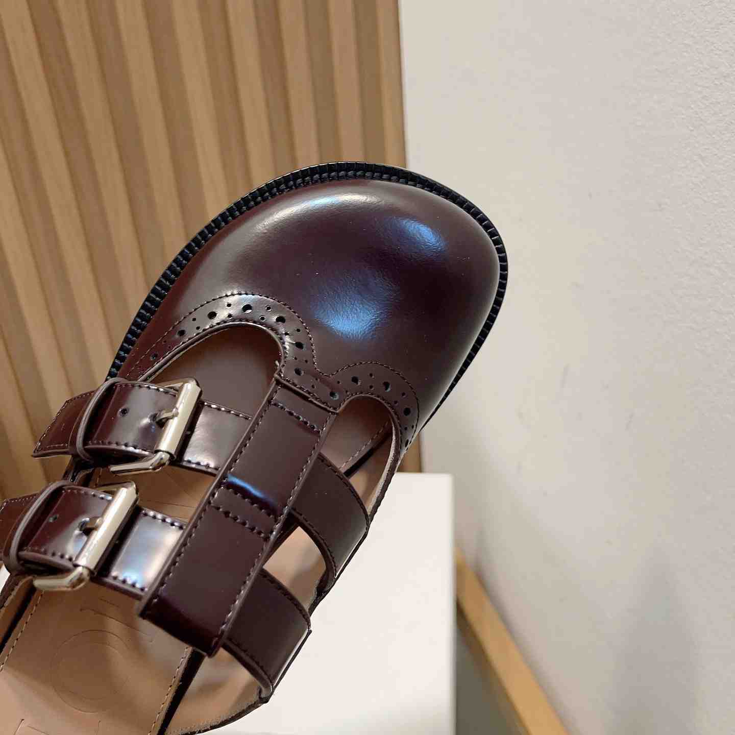 Loewe Campo Mary Jane Mule In Calfskin - EUR FASHION