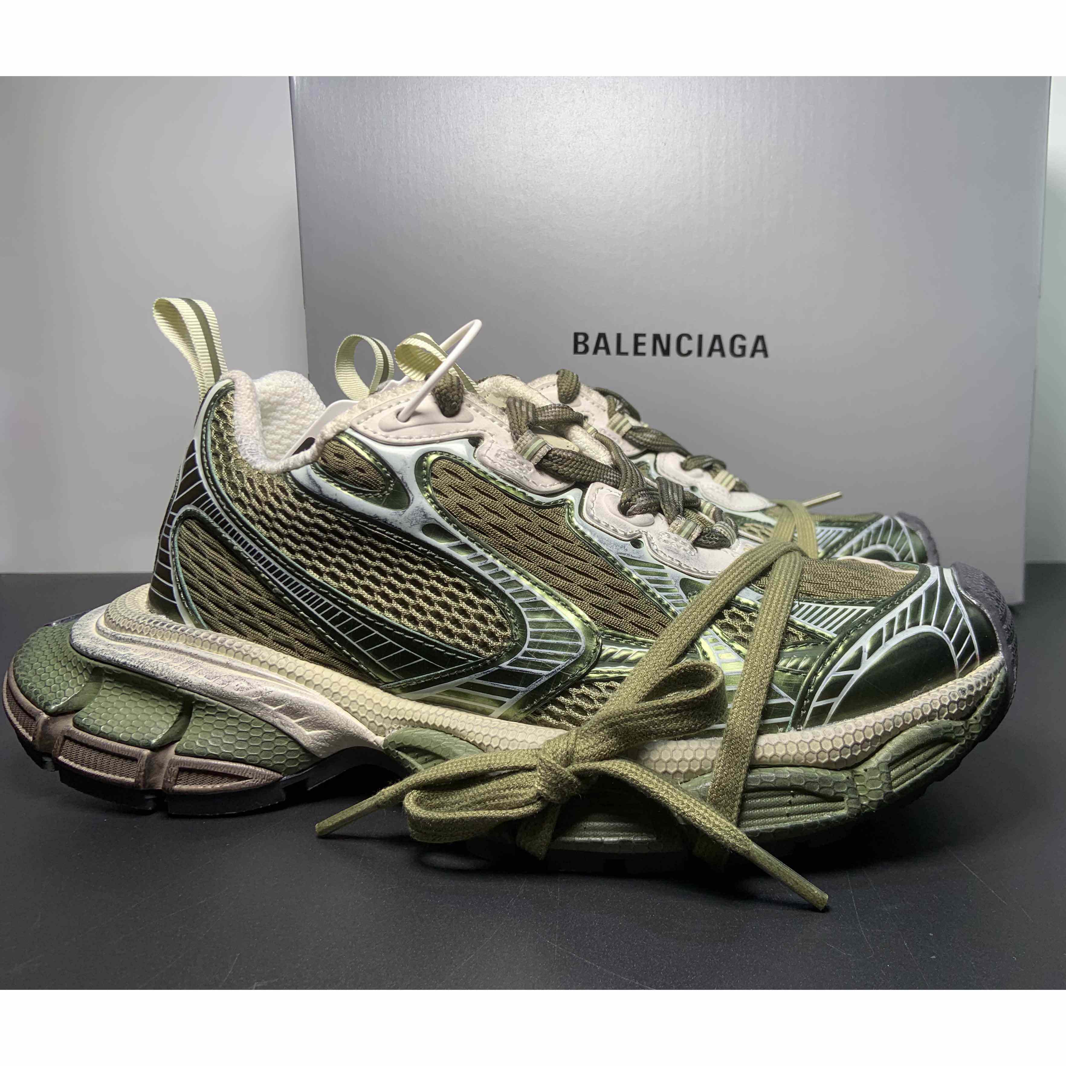 Balenciaga 3XL Sneaker In Dark Green - EUR FASHION