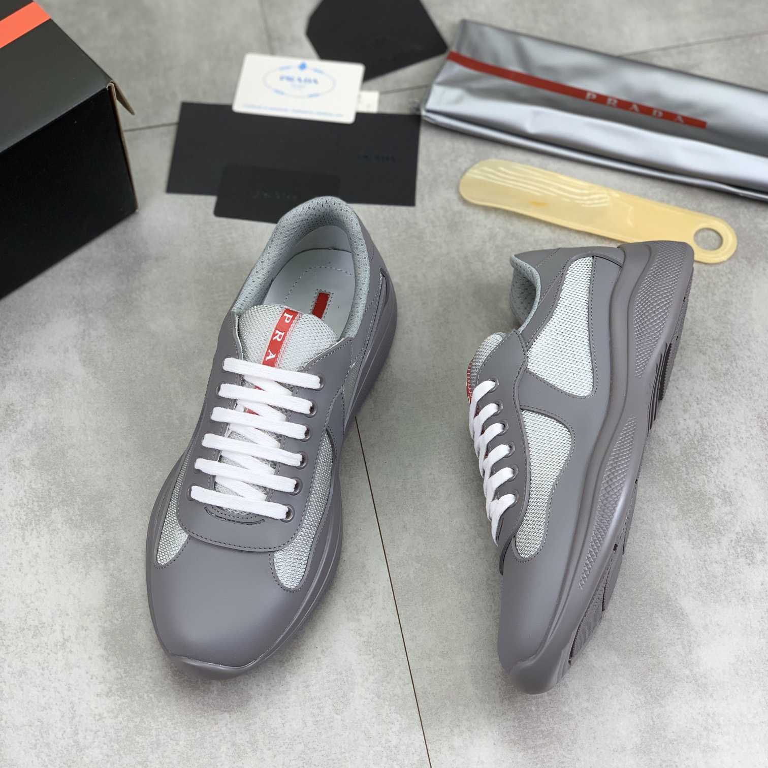 Prada America's Cup Soft Rubber And Bike Fabric Sneakers - EUR FASHION