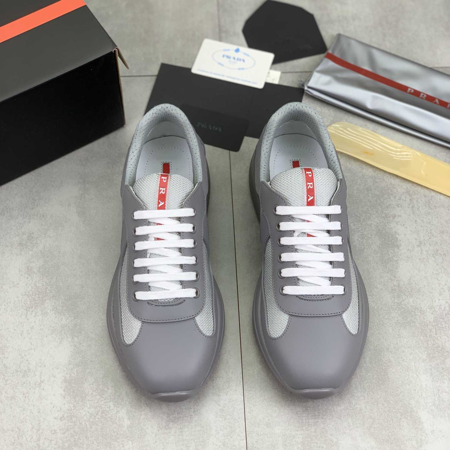 Prada America's Cup Soft Rubber And Bike Fabric Sneakers - EUR FASHION