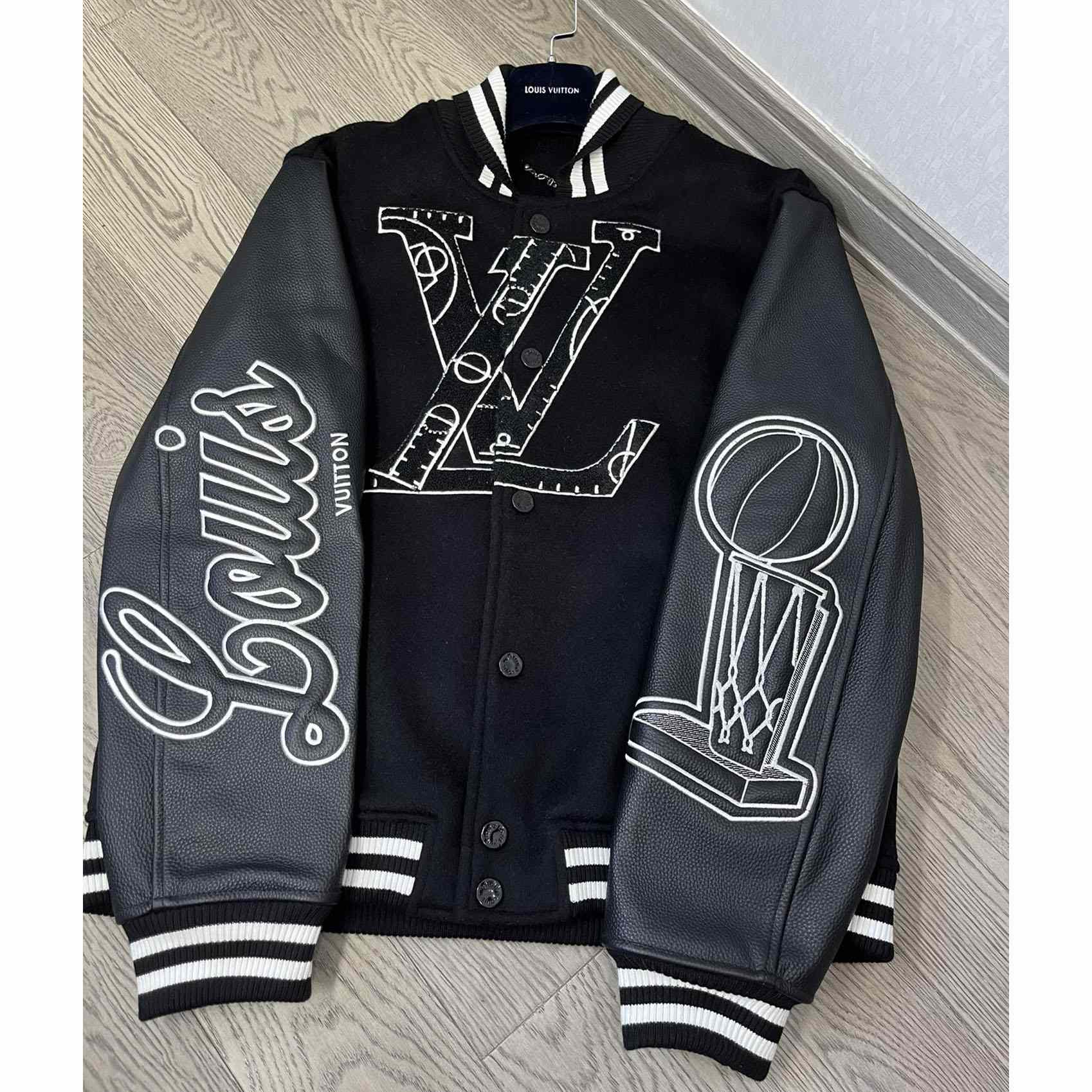 Louis Vuitton x NBA Leather Basketball Jacket - EUR FASHION