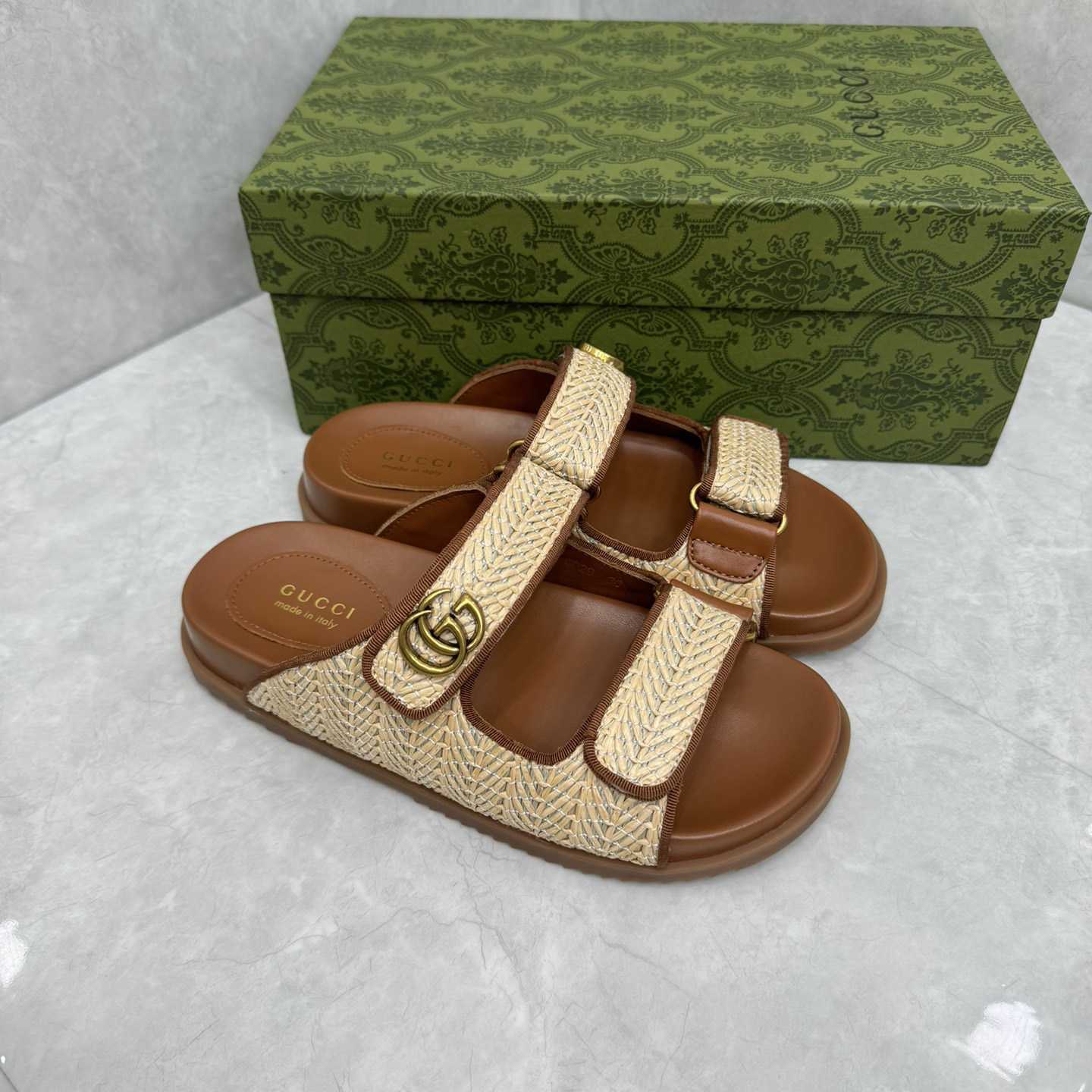 Gucci Sandal With Double G   - EUR FASHION