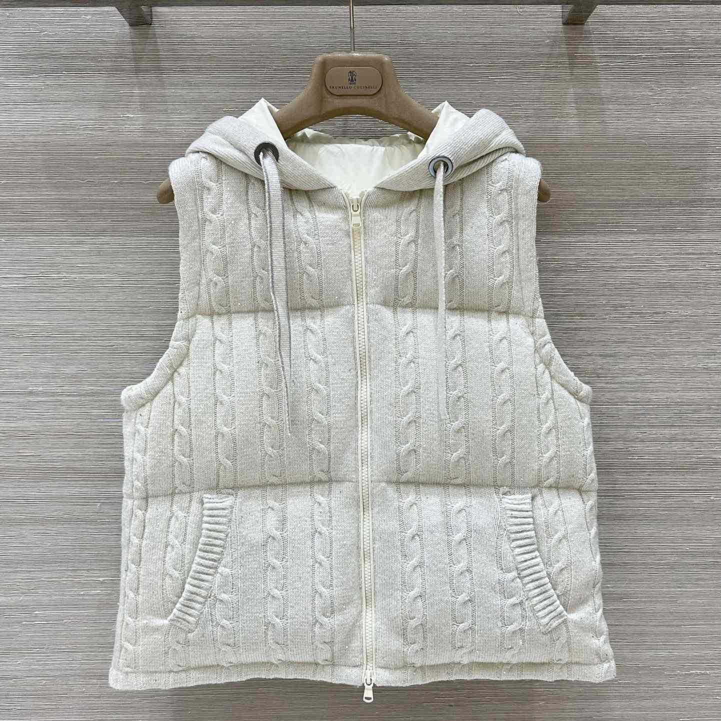 Brunello Cucinelli Knit Down Vest - EUR FASHION