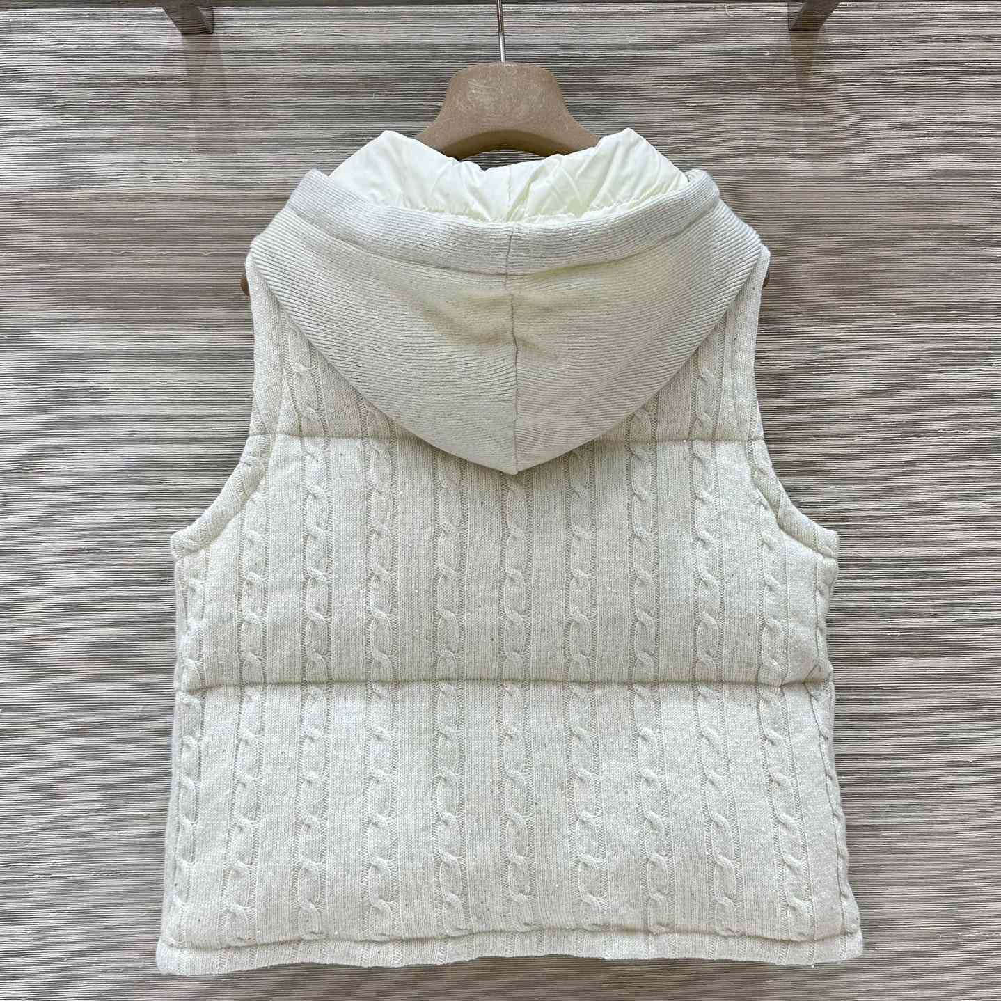 Brunello Cucinelli Knit Down Vest - EUR FASHION