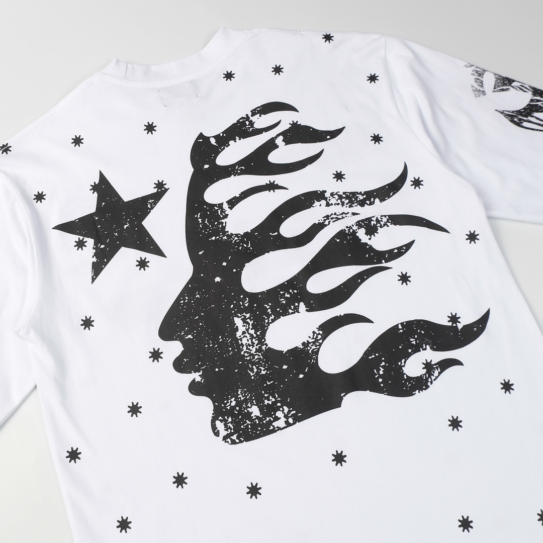 Hellstar Meteor Flame Limited Edition Long Sleeve T-Shirt - EUR FASHION