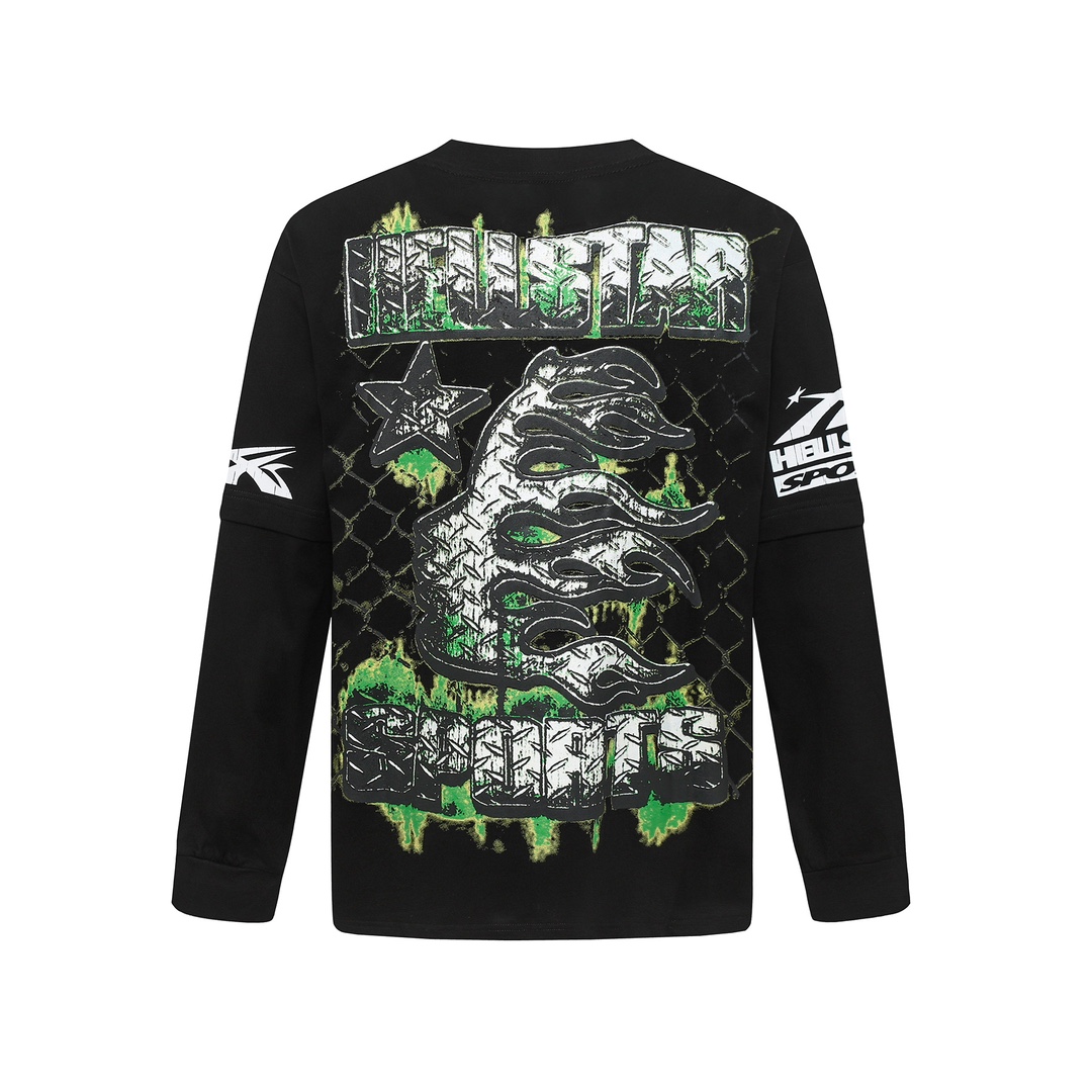 Hellstar War Ready! Long Sleeve T-Shirt - EUR FASHION