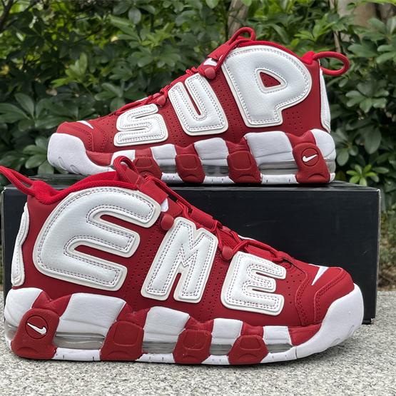 Supreme x Air More Uptempo “Red” Sneakers     902290-600  - EUR FASHION