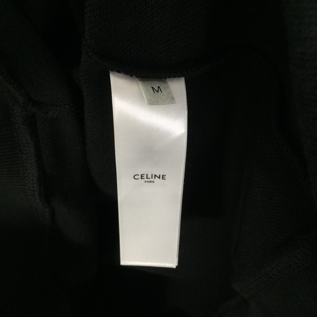 Celine Blason Loose Sweatshirt In Cotton Fleece - EUR FASHION