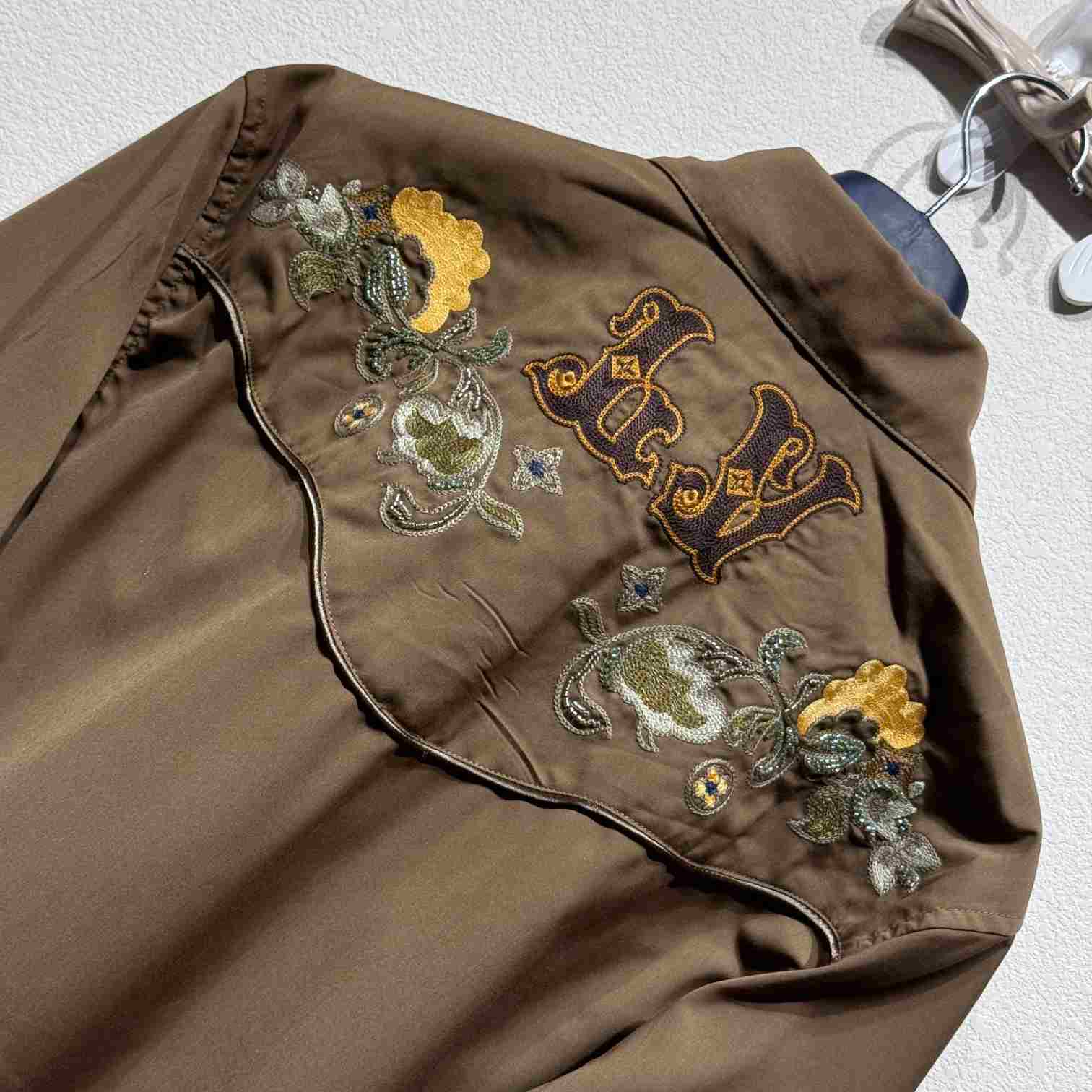 Louis Vuitton Embroidered Long-Sleeved Wool Shirt   - EUR FASHION