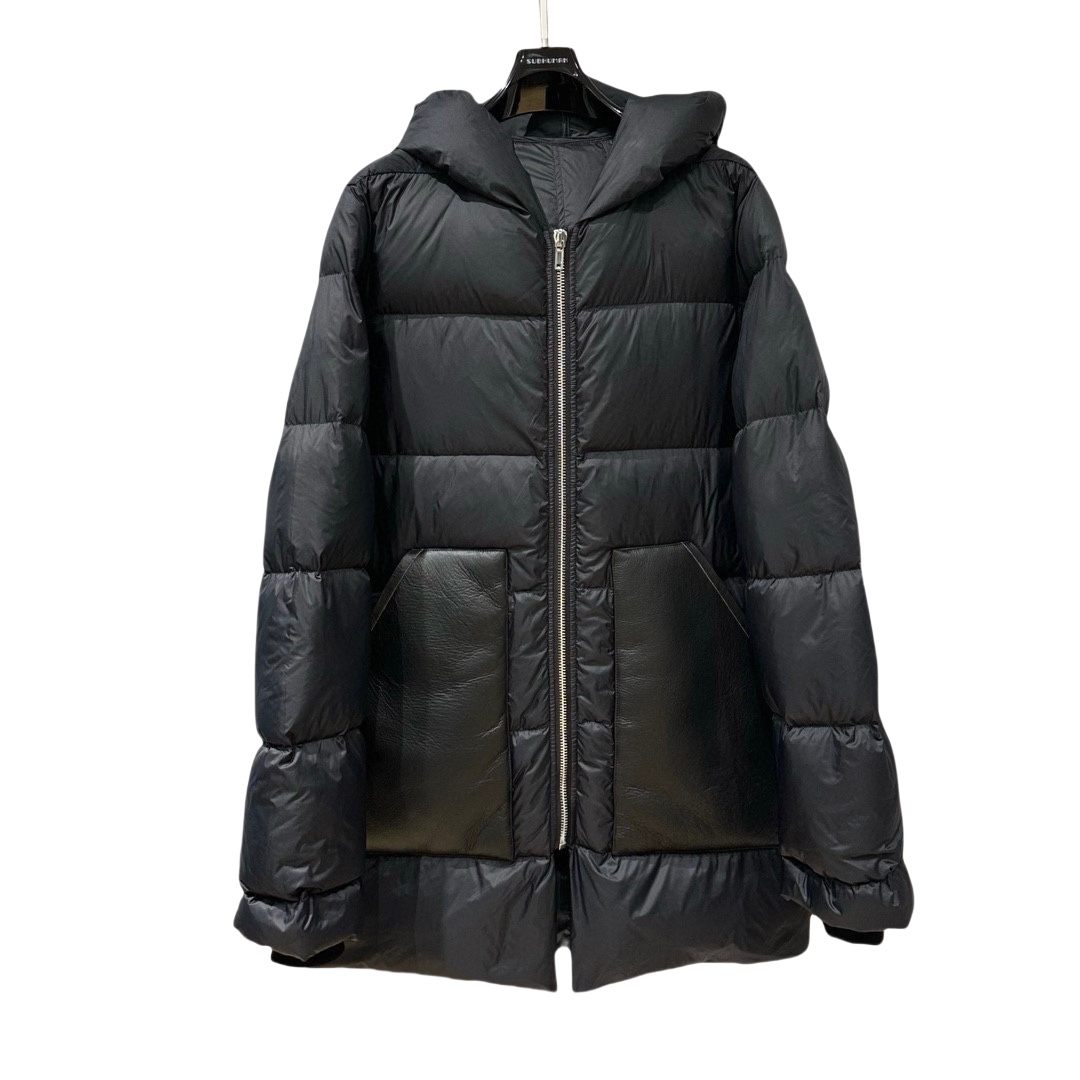 Rick Owens Hooded Duvet Jacket  - EUR FASHION