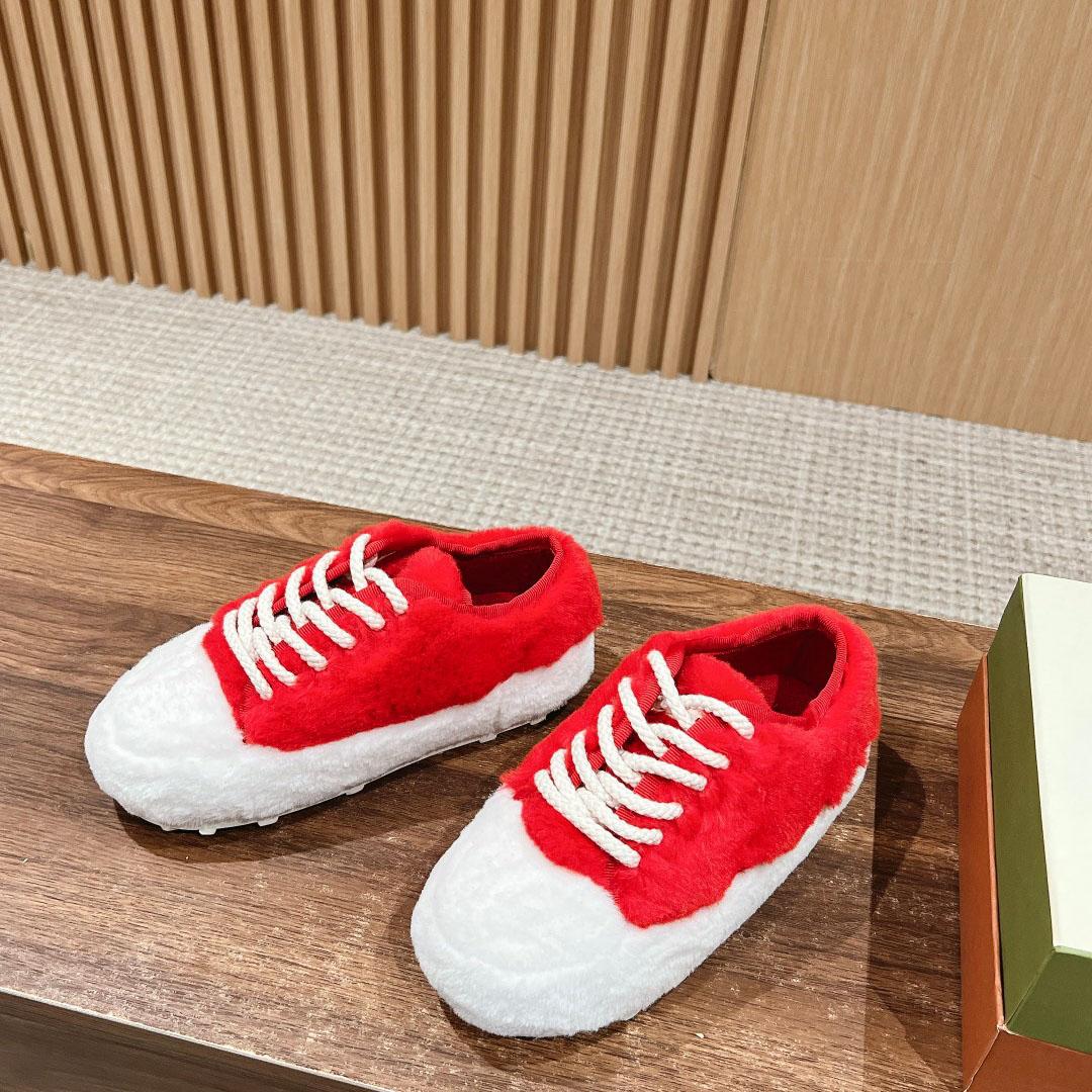 Marni Red Teddy Tennis Sneaker - EUR FASHION