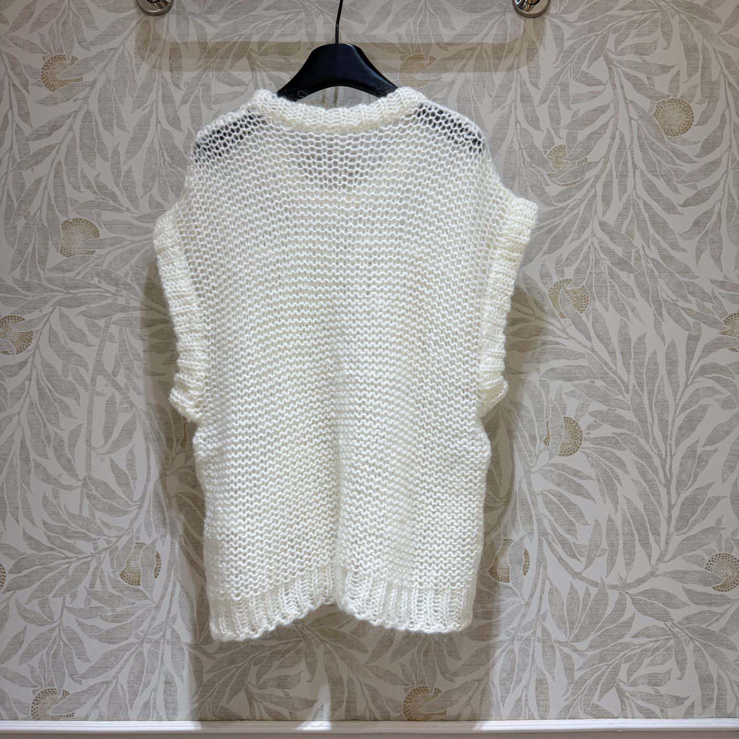 Loewe Open-Knit Mohair-Blend Vest - EUR FASHION