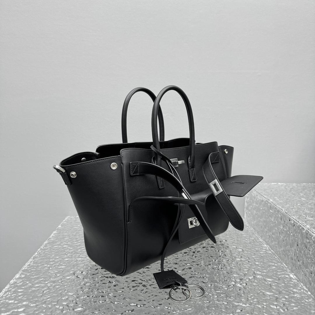 Balenciaga Bel Air Small Carry All Bag in black - EUR FASHION