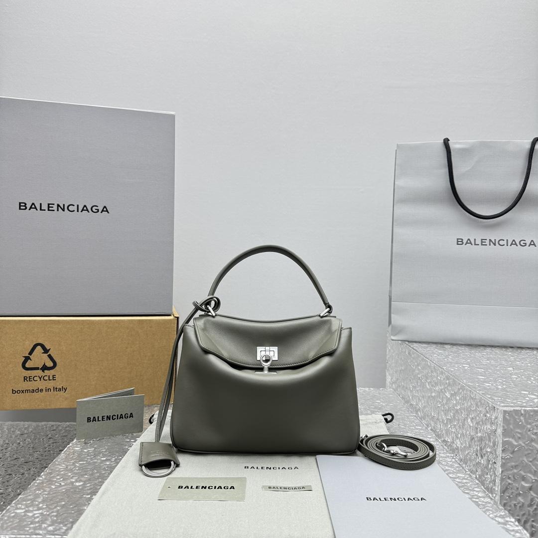 Balenciaga Rodeo Mini Handbag In Khaki   - EUR FASHION