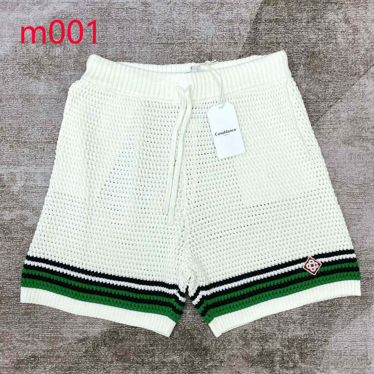 Casablanca Tennis Crochet-knit Shorts   m001 - EUR FASHION