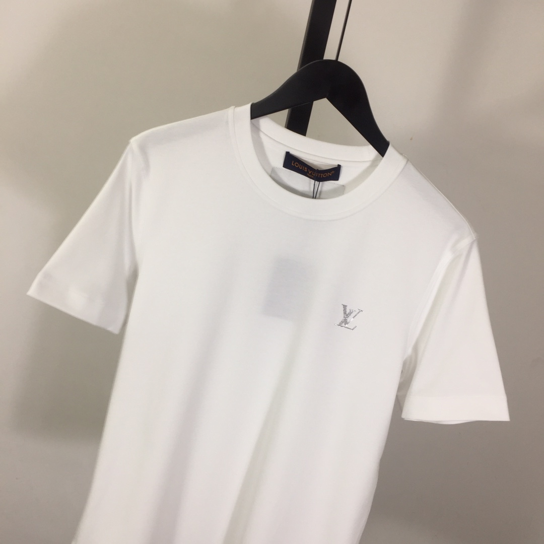 Louis Vuitton Cotton T-Shirt With Crystal - EUR FASHION