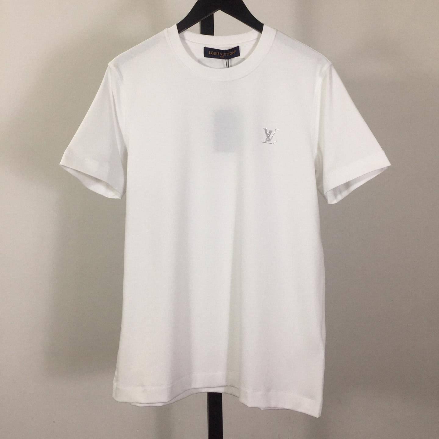 Louis Vuitton Cotton T-Shirt With Crystal - EUR FASHION