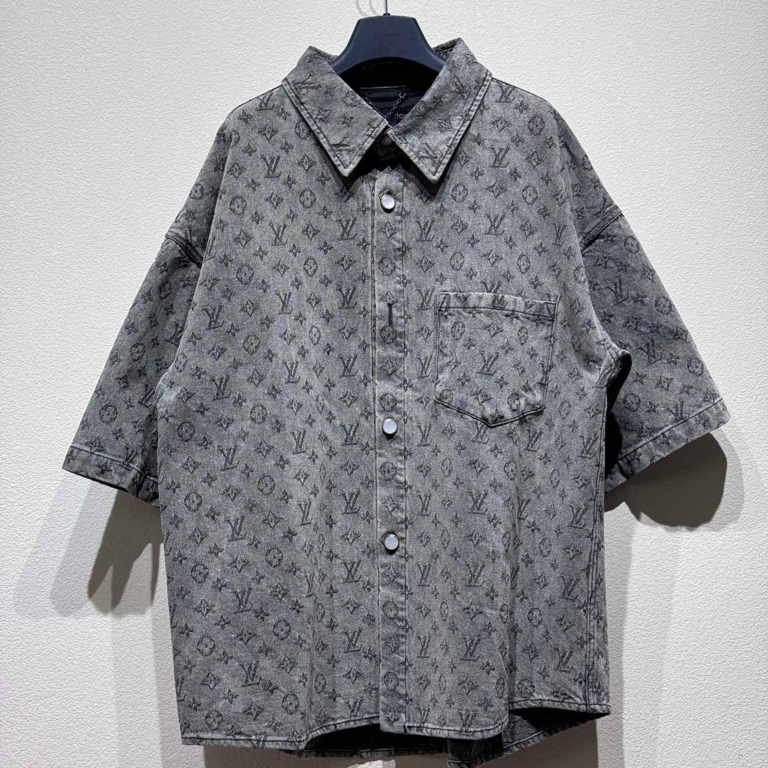 Louis Vuitton Monogram Short-Sleeved Shirt    - EUR FASHION