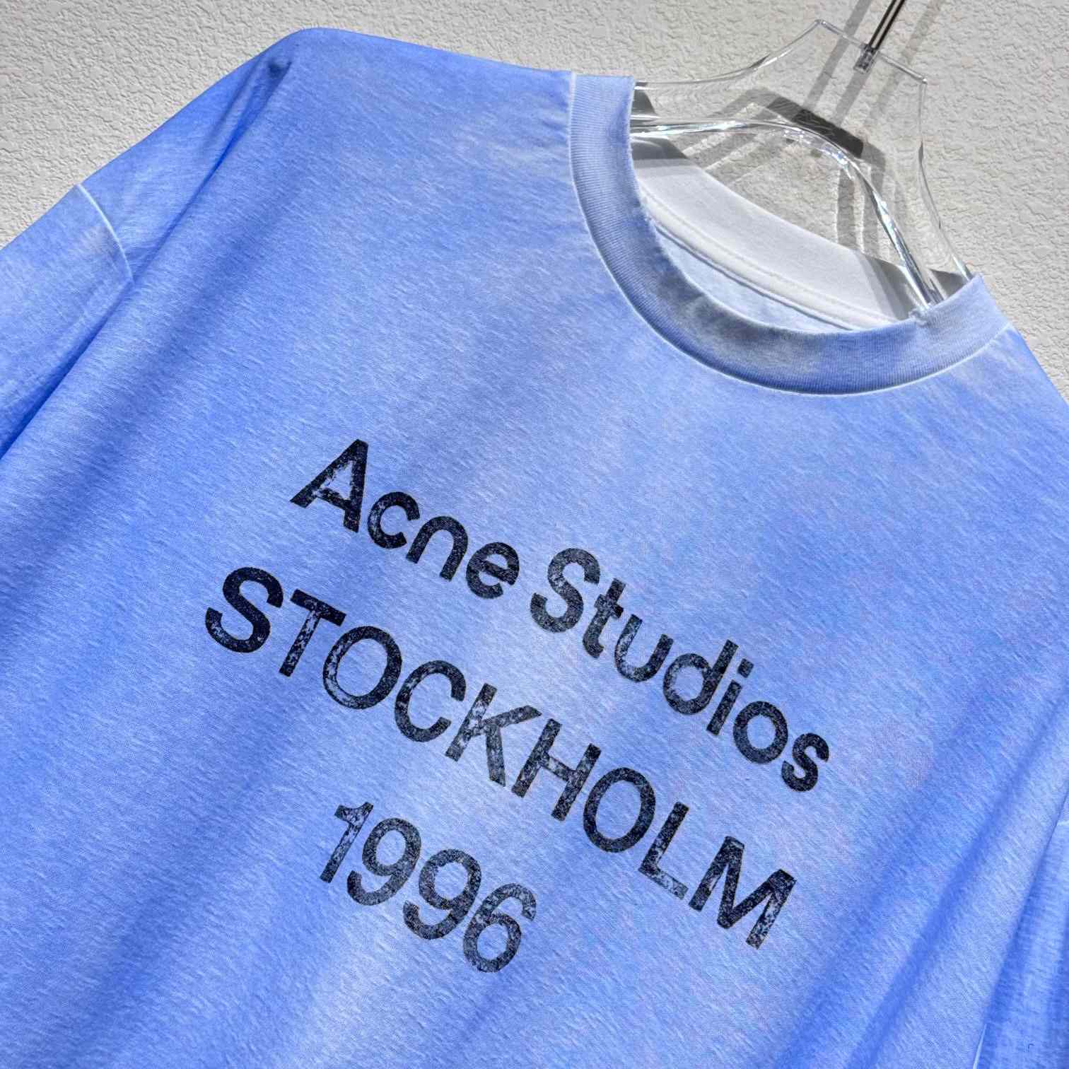 Acne Studios Logo T-shirt Relaxed fit - EUR FASHION