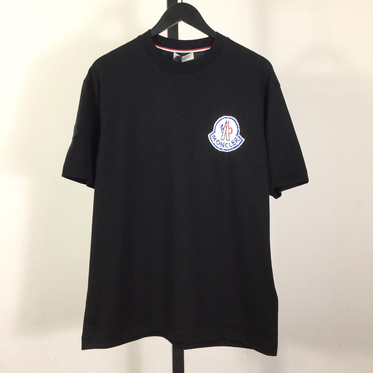 Moncler Logo Cotton T-shirt - EUR FASHION