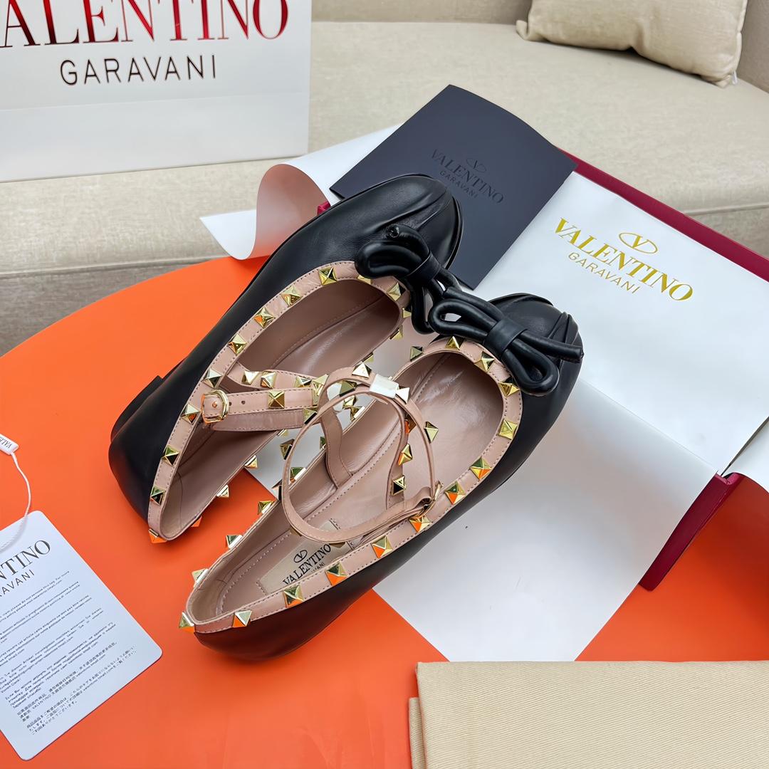 Valenti Rockstud Ballerinas - EUR FASHION