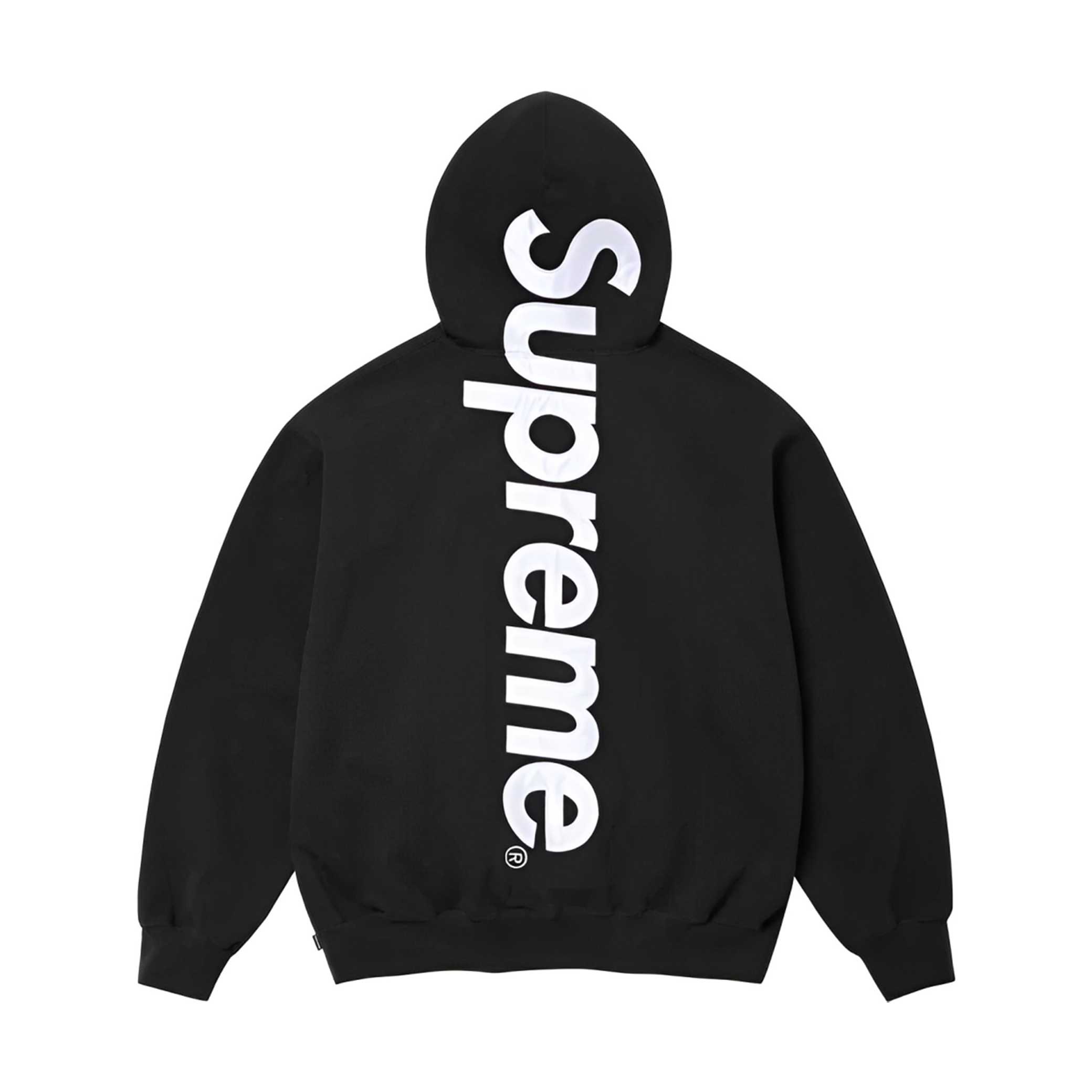 Supreme Satin Appliqué Hooded Sweatshirt - EUR FASHION