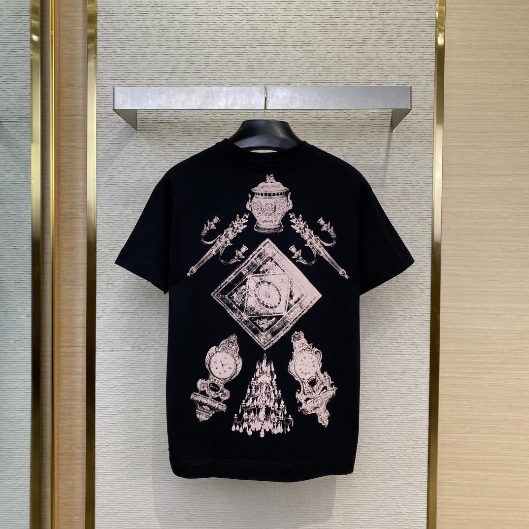 Givenchy T-shirt In Cotton With Hubert Objects Print - EUR FASHION