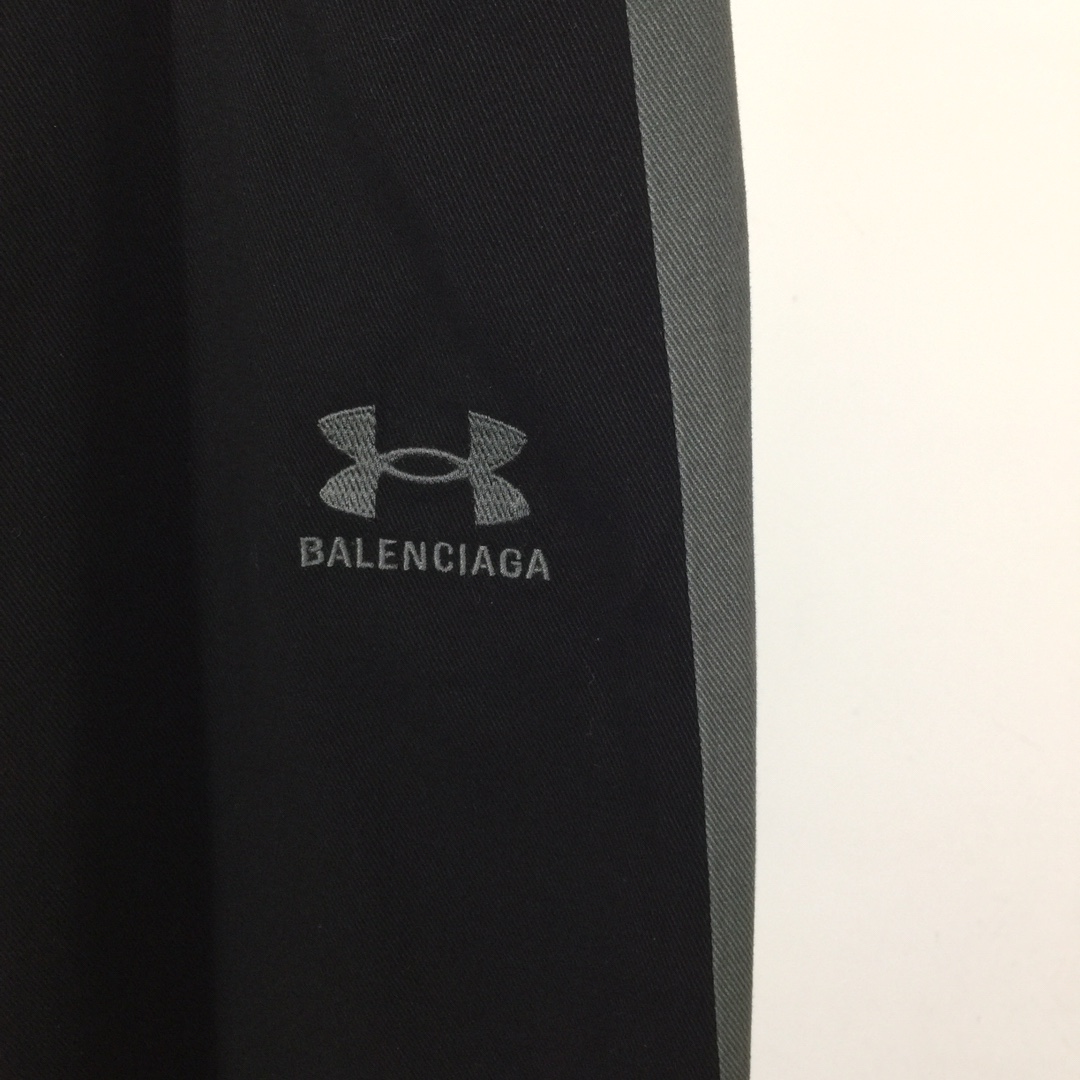 Balenciaga Under Armour® Tracksuit Denim Pants In Black  - EUR FASHION