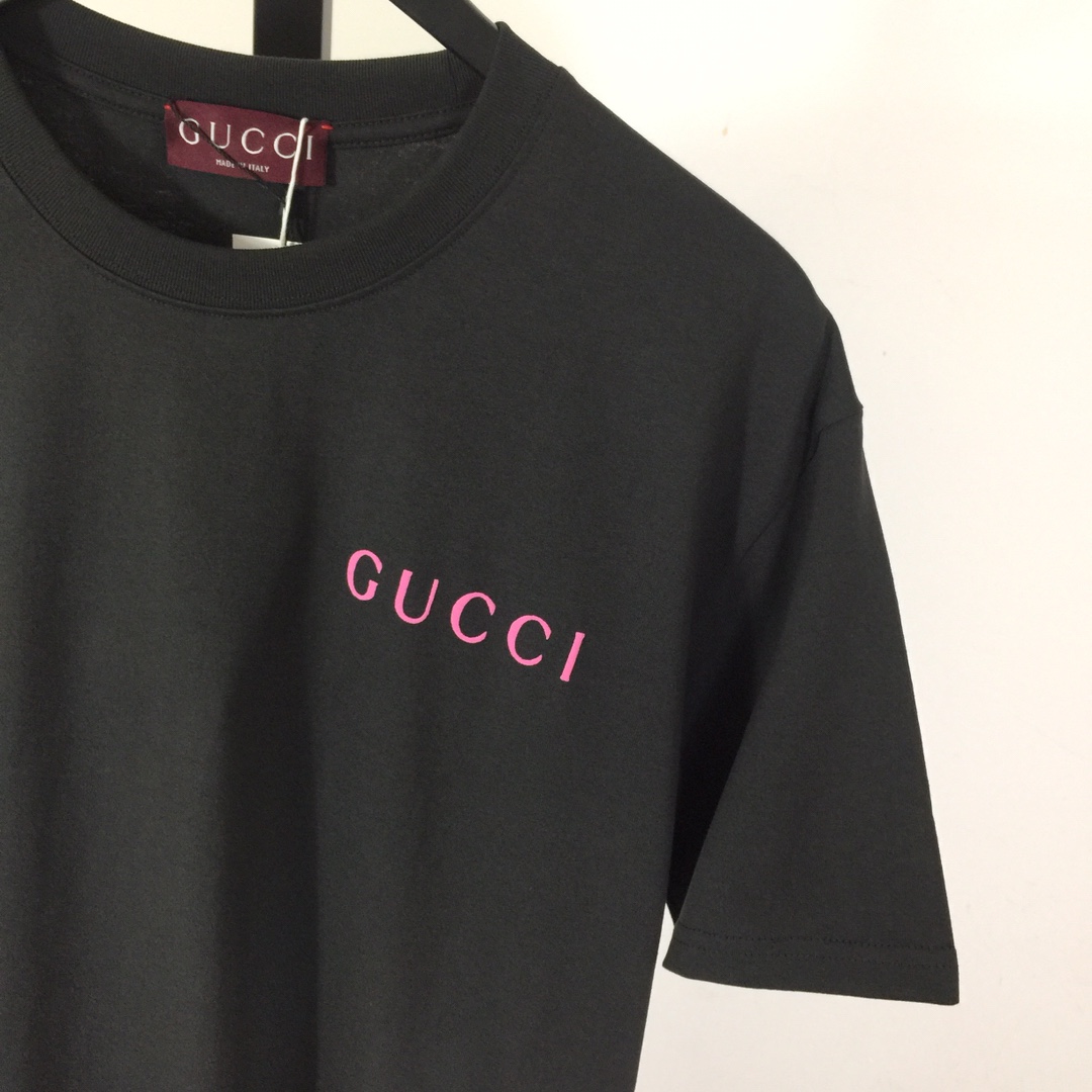 Gucci Printed Cotton Jersey T-shirt - EUR FASHION